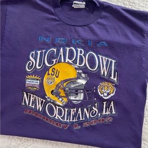 Vintage LSU Nokia Sugar Bowl Tshirt - Amazing condition, no holes or stains.